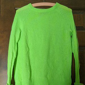 360 Cashmere Neon Green Sweater